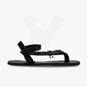 Lifestyle Shoes Vivobarefoot San-Dal II Unisex Feminino Obsidiana | BR127PV