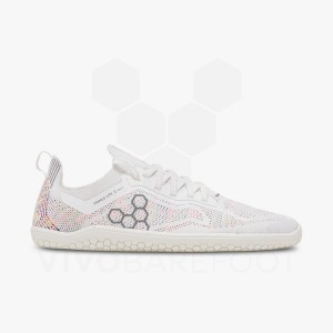 Sapatilhas Corrida Estrada Vivobarefoot Primus Lite Knit Feminino Branco | BR214GY