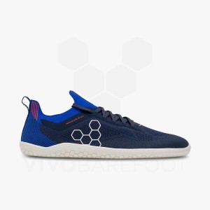 Sapatilhas Corrida Estrada Vivobarefoot Primus Lite Knit Masculino Azul Marinho | BR389NN