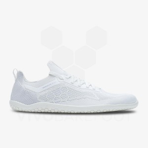 Sapatilhas Corrida Estrada Vivobarefoot Primus Lite Knit Masculino Branco | BR388OB