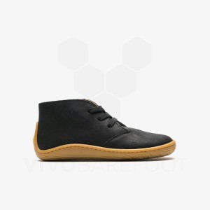 Sapatos Vivobarefoot Gobi Addis Criança Obsidiana | BR012AS