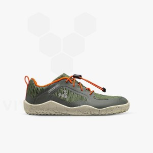 Sapatos Vivobarefoot Primus Trail II FG Criança Verdes | BR024OB