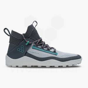 Tenis Trail Running Vivobarefoot Magna Lite SG Masculino Azuis Prateadas | BR361PV