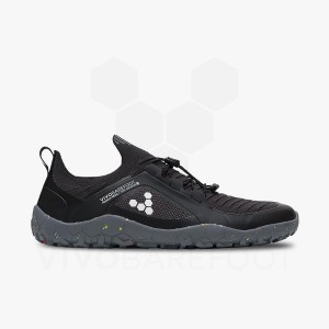 Tenis Trail Running Vivobarefoot Primus Trail Knit FG Masculino Obsidiana Cinzentas | BR370GY